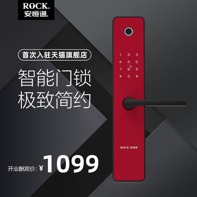 安恒通智能鎖 N2 854Z全自動家用防盜門鎖智能鎖