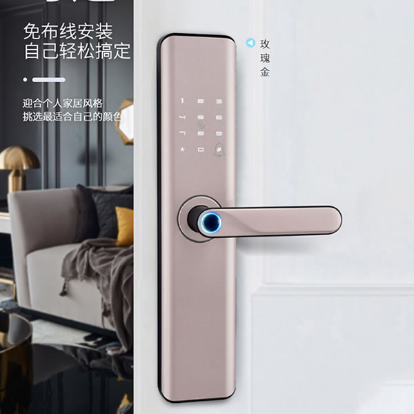 中沃智能鎖 6087家用防盜門神器密碼鎖