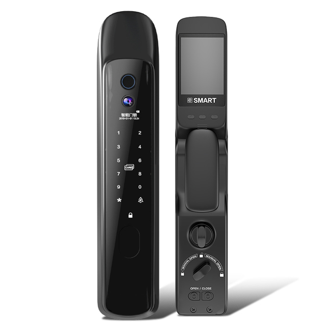 博克智能鎖 I16W監控攝像貓眼入戶門鎖