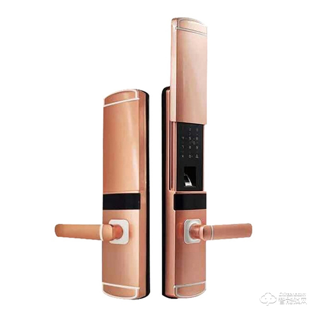 樸盾智能鎖 家用時尚滑蓋指紋密碼鎖