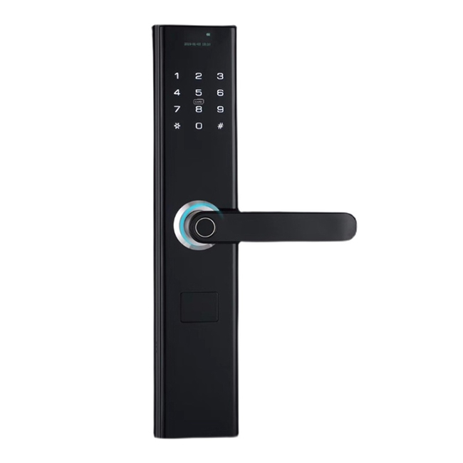 省馨智能鎖 K3半自動一握開指紋解鎖門鎖