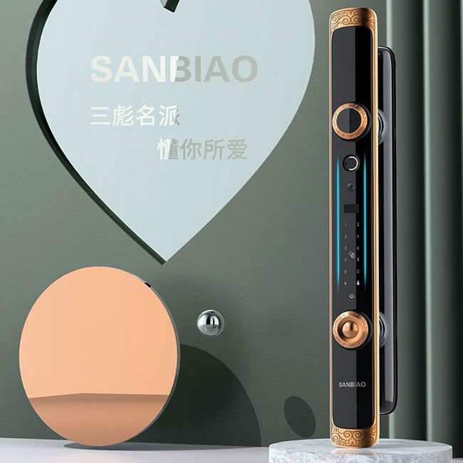 三彪智能鎖 V6全自動別墅鎖