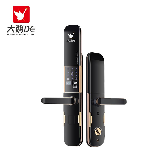 大鵝智能鎖 家用自動滑蓋智能鎖