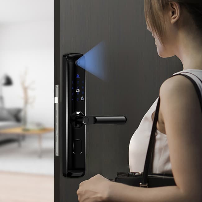 鎖先森K20涂鴉智能 遠(yuǎn)程抓拍電子貓眼