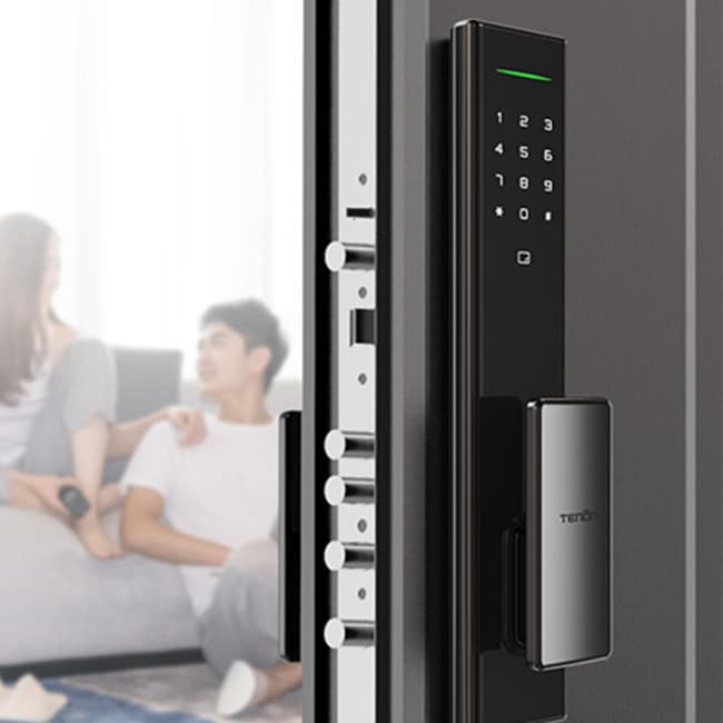 亞太天能A5全自動指紋鎖 門內外雙芯升級