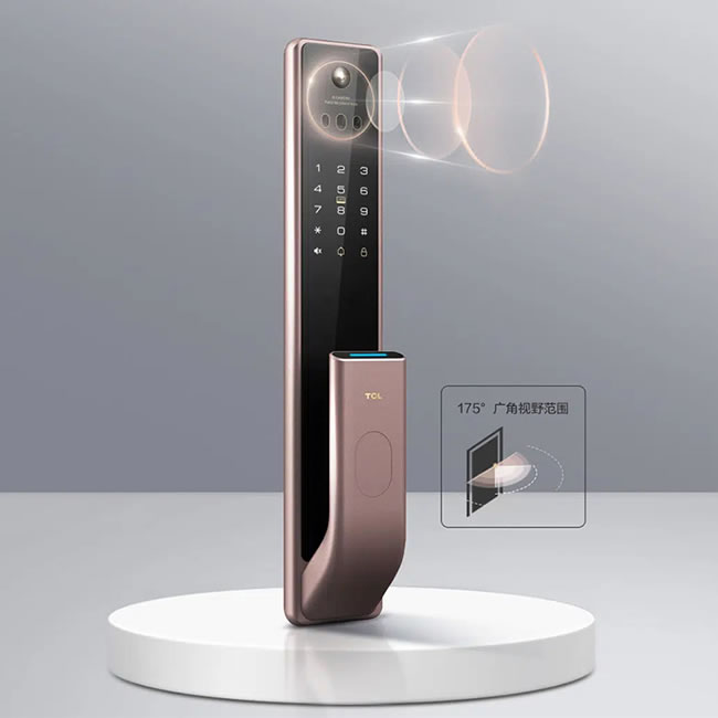 TCL3D人臉識別貓眼鎖X7S 防盜門鎖密碼鎖電子鎖