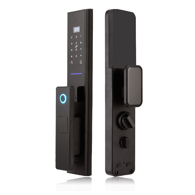 唐人街全自動K6P基礎版 指紋一觸即開密碼刷卡遠程開鎖