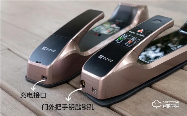 螢石視頻鎖，雙鋰電池供電，詮釋一款好智能鎖該有的續航能力