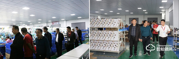 湖南江華赴粵港澳大灣區(qū)招商考察團(tuán)蒞臨櫻花智能鎖考察交流