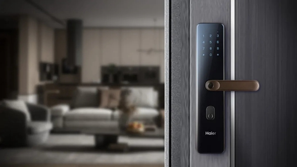 海爾智能門鎖：大包小包回小家 輕松開門我有TA