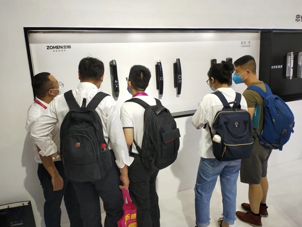 忠恒高配智能鎖：中國建博會（廣州）展廳人氣爆棚