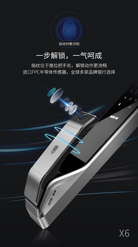 科裕2018新品X6鈦金指紋鎖震撼上市