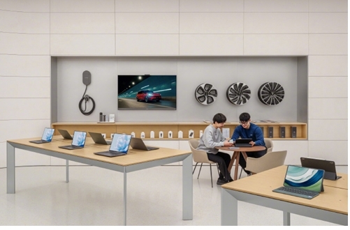 雷特DALI電源產品應用于華為北京王府井旗艦店 雷特DALI電源產品應用于華為北京王府井旗艦店