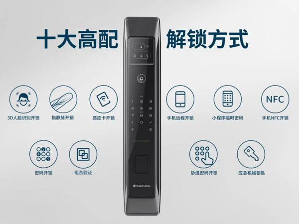 櫻花智能鎖解決你的“鎖”事煩惱，讓生活更安全_2