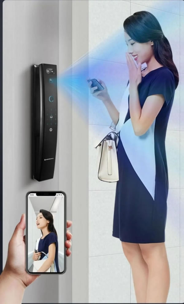 雅潔智能鎖M500-FR,開啟3D人臉識別高科技_3
