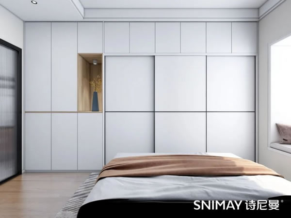 淺指智能鎖定制衣柜案例，輕奢玻璃配衣柜真的絕了_18