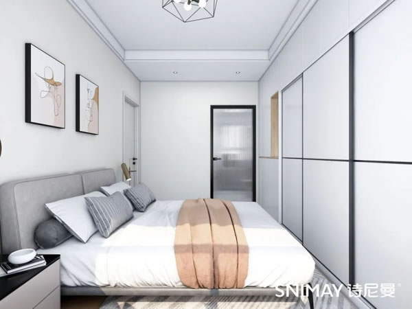 淺指智能鎖定制衣柜案例，輕奢玻璃配衣柜真的絕了_19