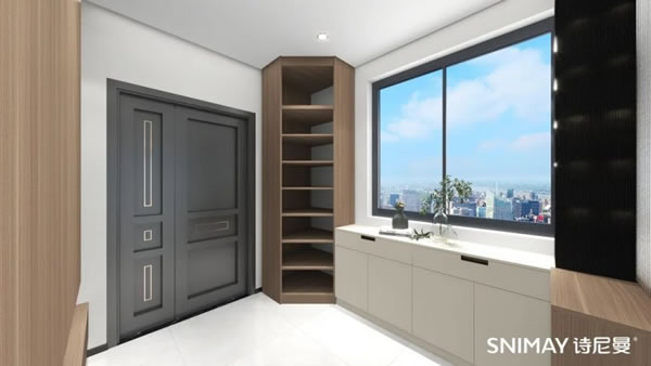 淺指智能鎖：做好這幾個定制柜，戶型再小都能裝_2