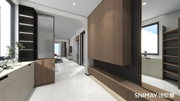 淺指智能鎖：做好這幾個定制柜，戶型再小都能裝_3